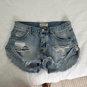 One Teaspoon Jean Shorts